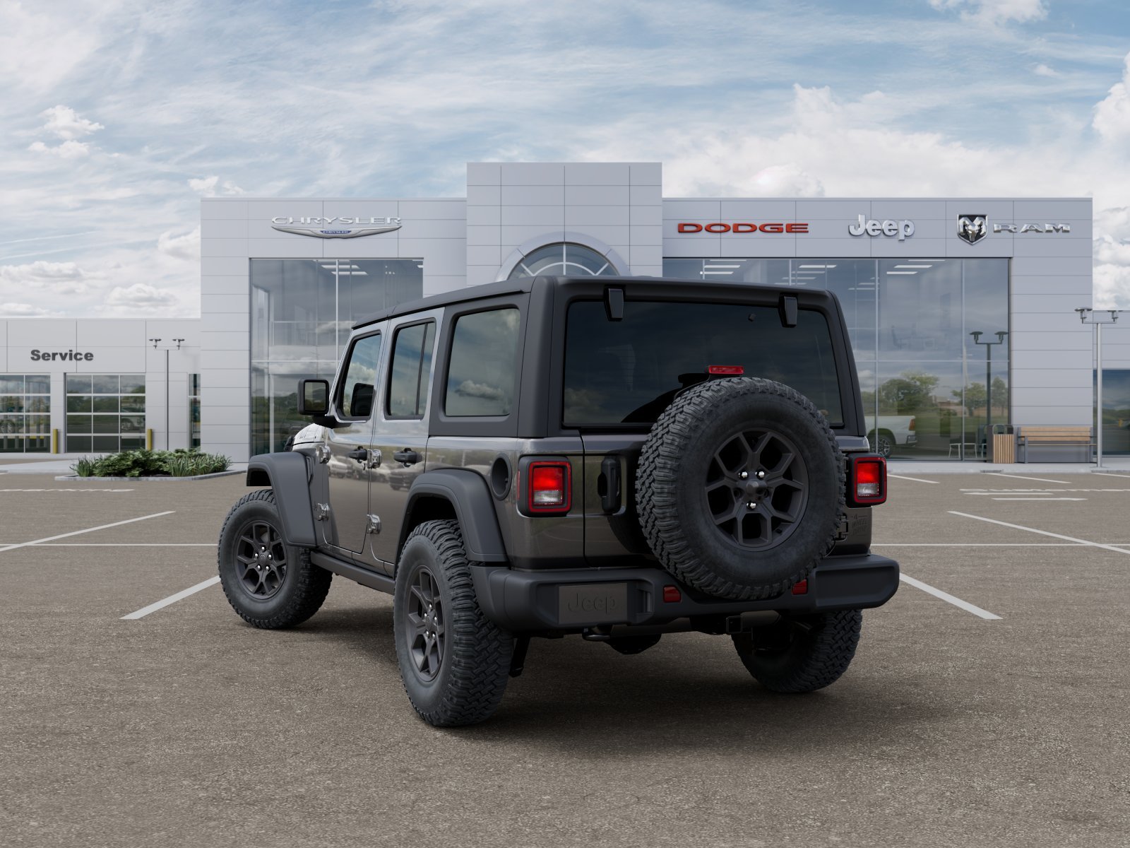 New 2026 Granite Crystal Metallic Clear-Coat Exterior Paint Jeep Willys image 17