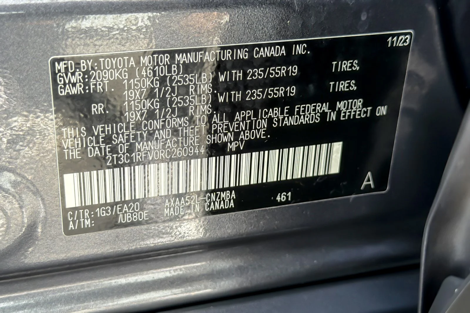 Certified Used 2024 MAGNETIC GRAY Toyota XLE Premium image 27