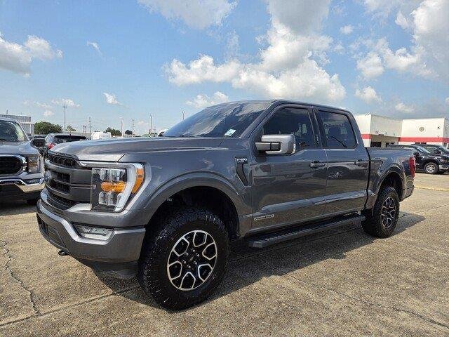 Used 2022 Carbonized Gray Metallic Ford LARIAT image 9
