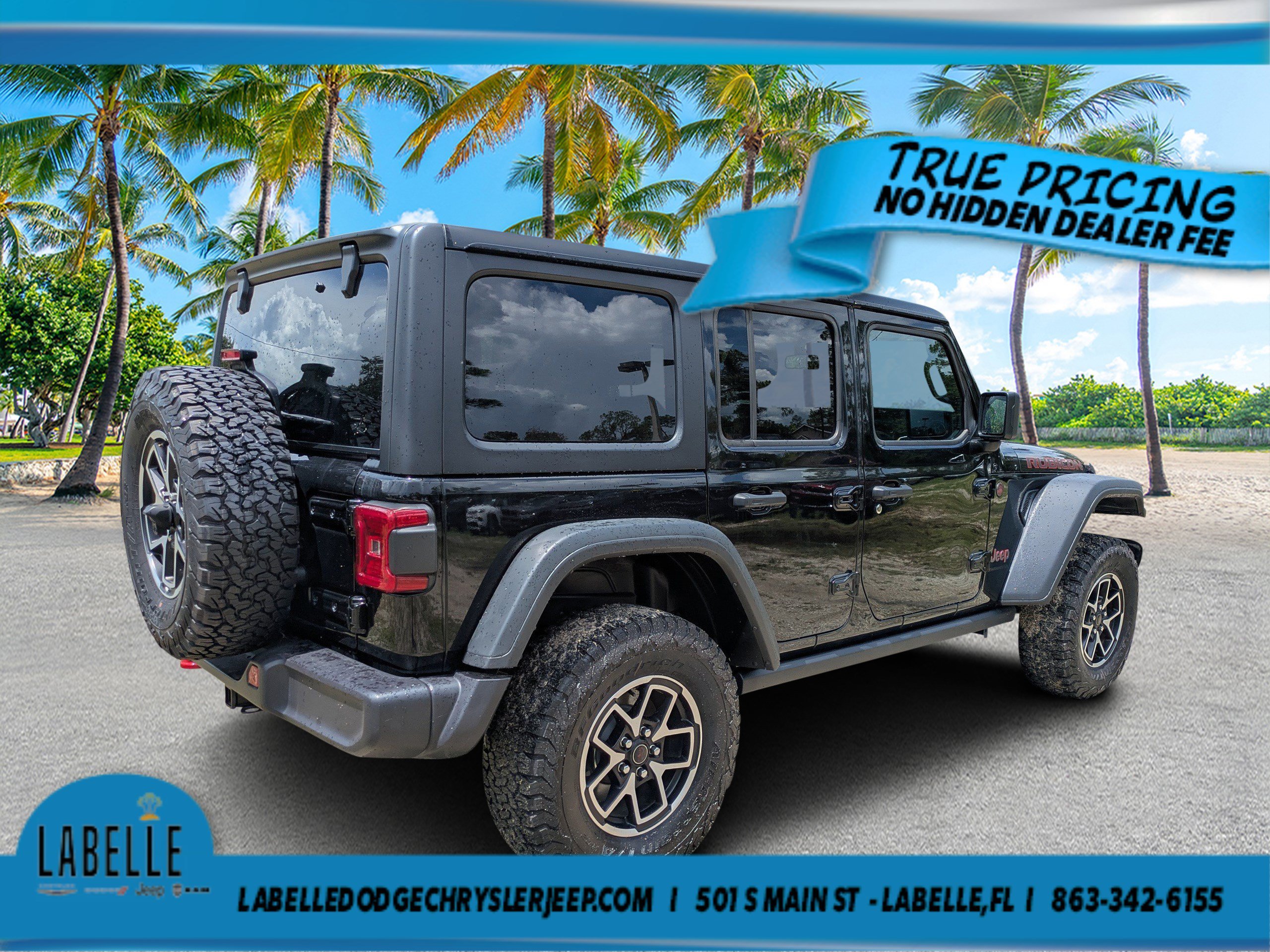 Used 2026 Black Clearcoat Jeep Rubicon image 3