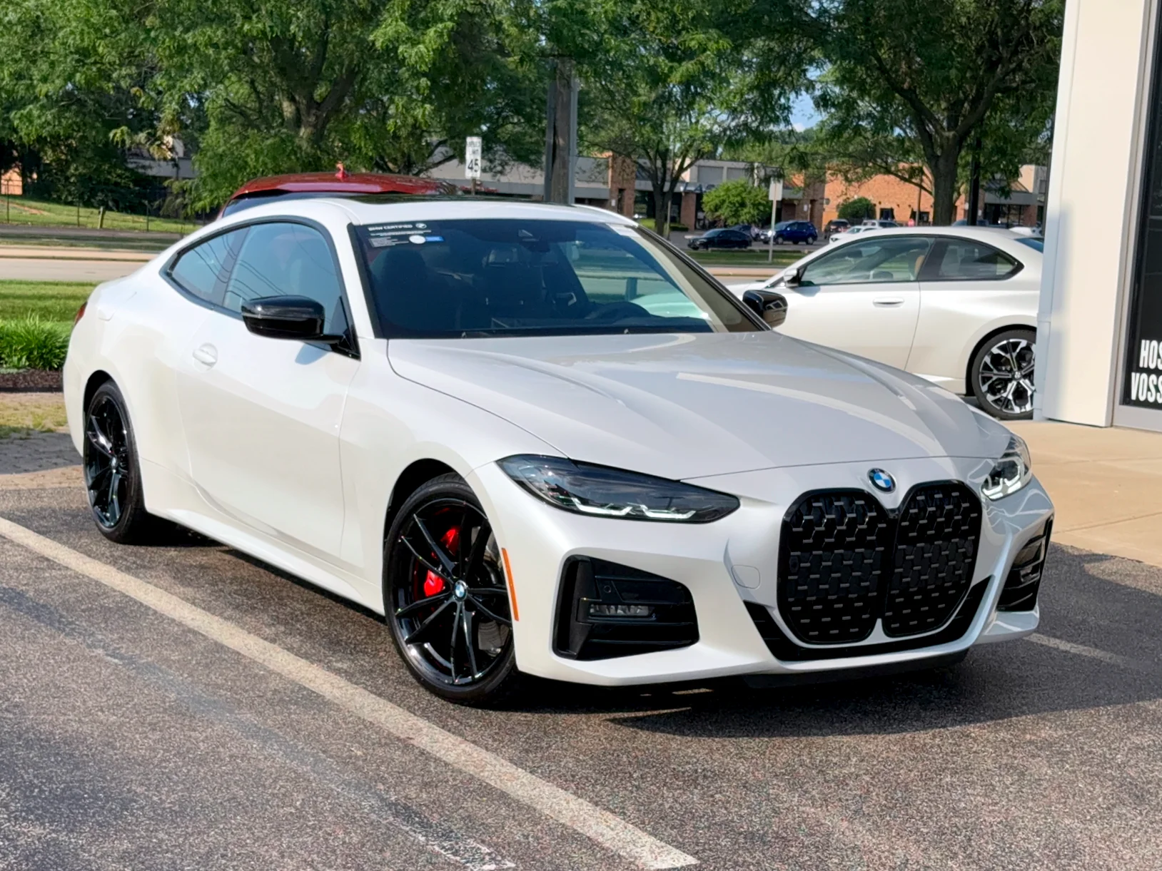 Certified Used 2024 Mineral White Metallic BMW 430i xDrive image 1