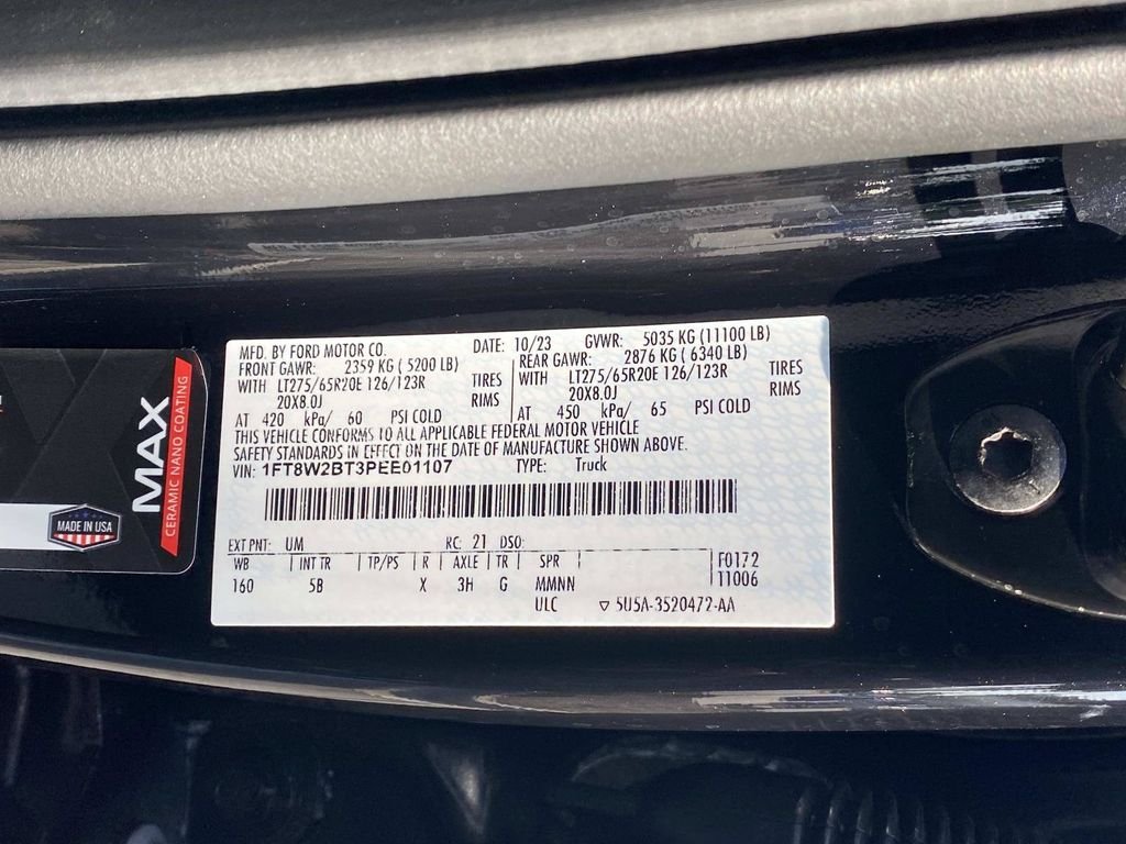 Used 2023 Agate Black Metallic Ford Lariat image 23