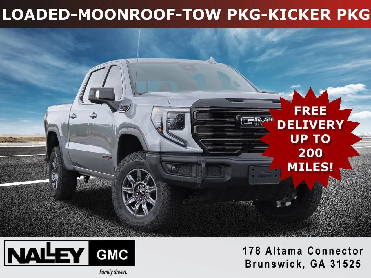 New 2026 Sterling Metallic GMC AT4X image 1