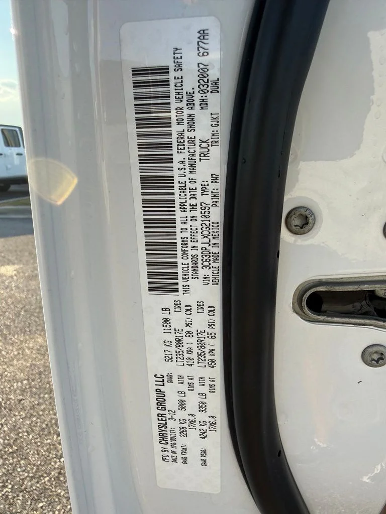 Used 2012 White Ram Laramie image 25