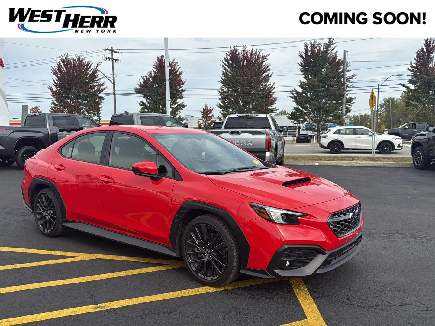 Used 2022 Ignition Red Subaru Premium image 1