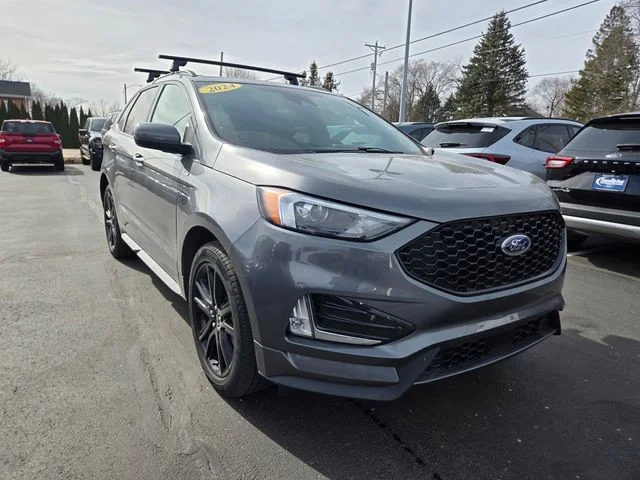 Used 2024 Carbonized Gray Metallic Ford ST Line image 1