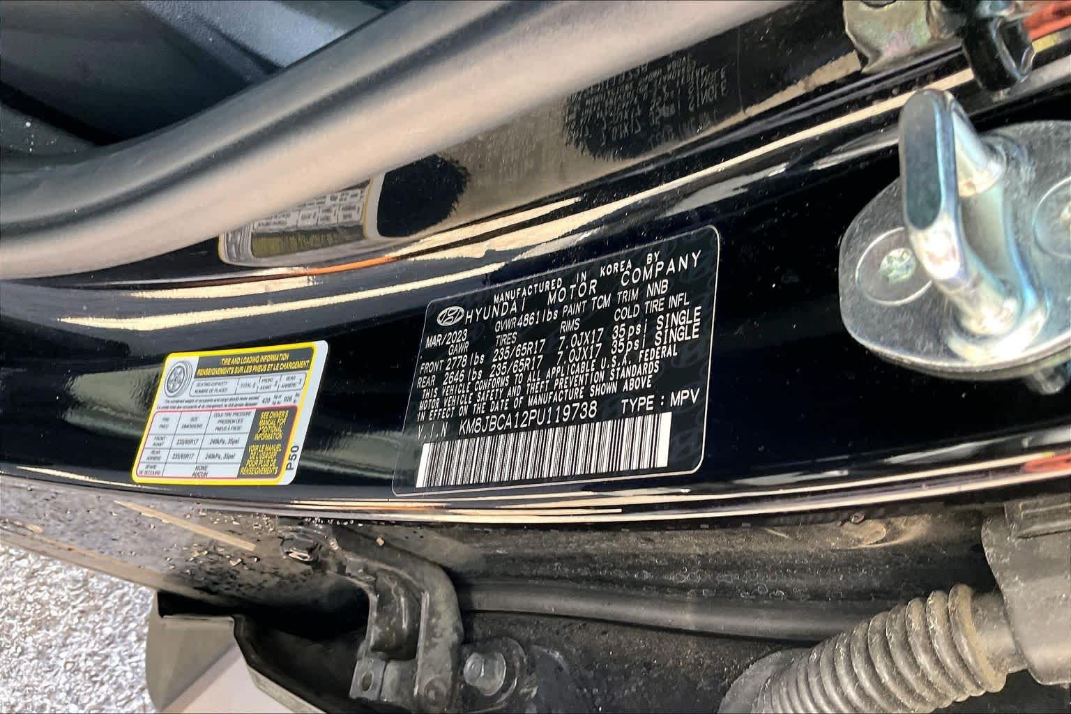 Used 2023 Phantom Black Hyundai Blue image 30