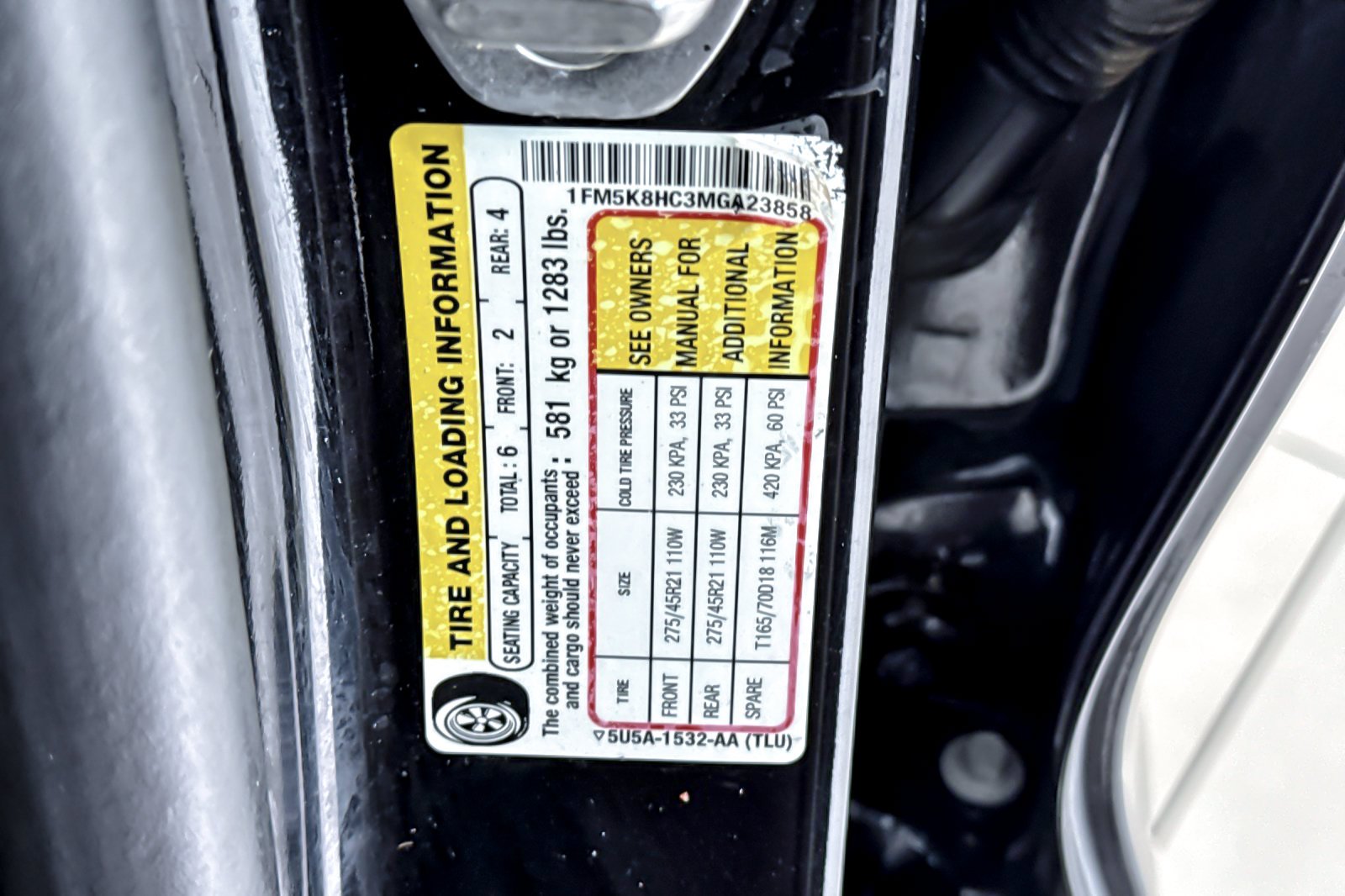 Certified Used 2021 Agate Black Metallic Ford Platinum image 29