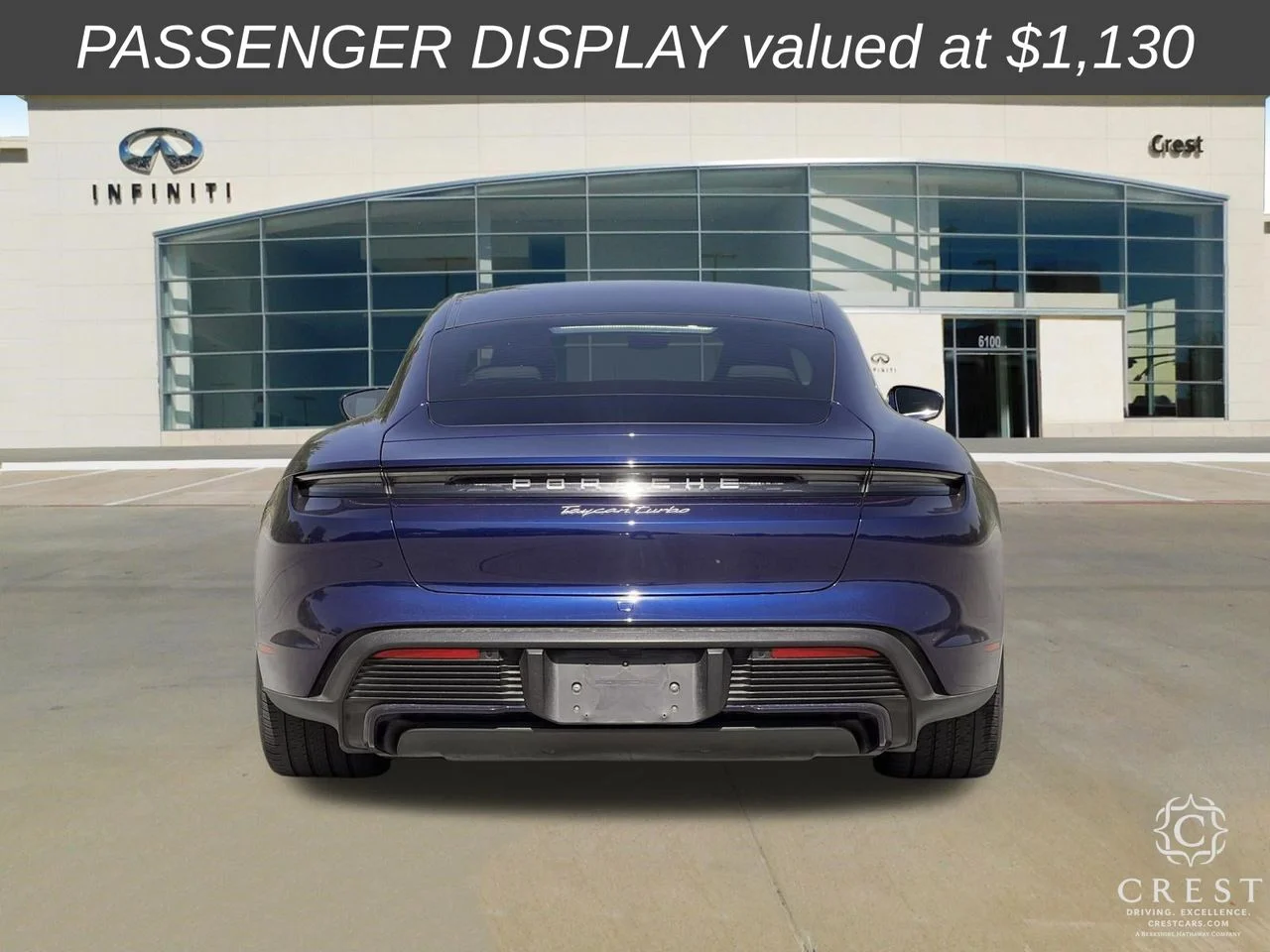 Used 2020 Gentian Blue Metallic Porsche Turbo image 4