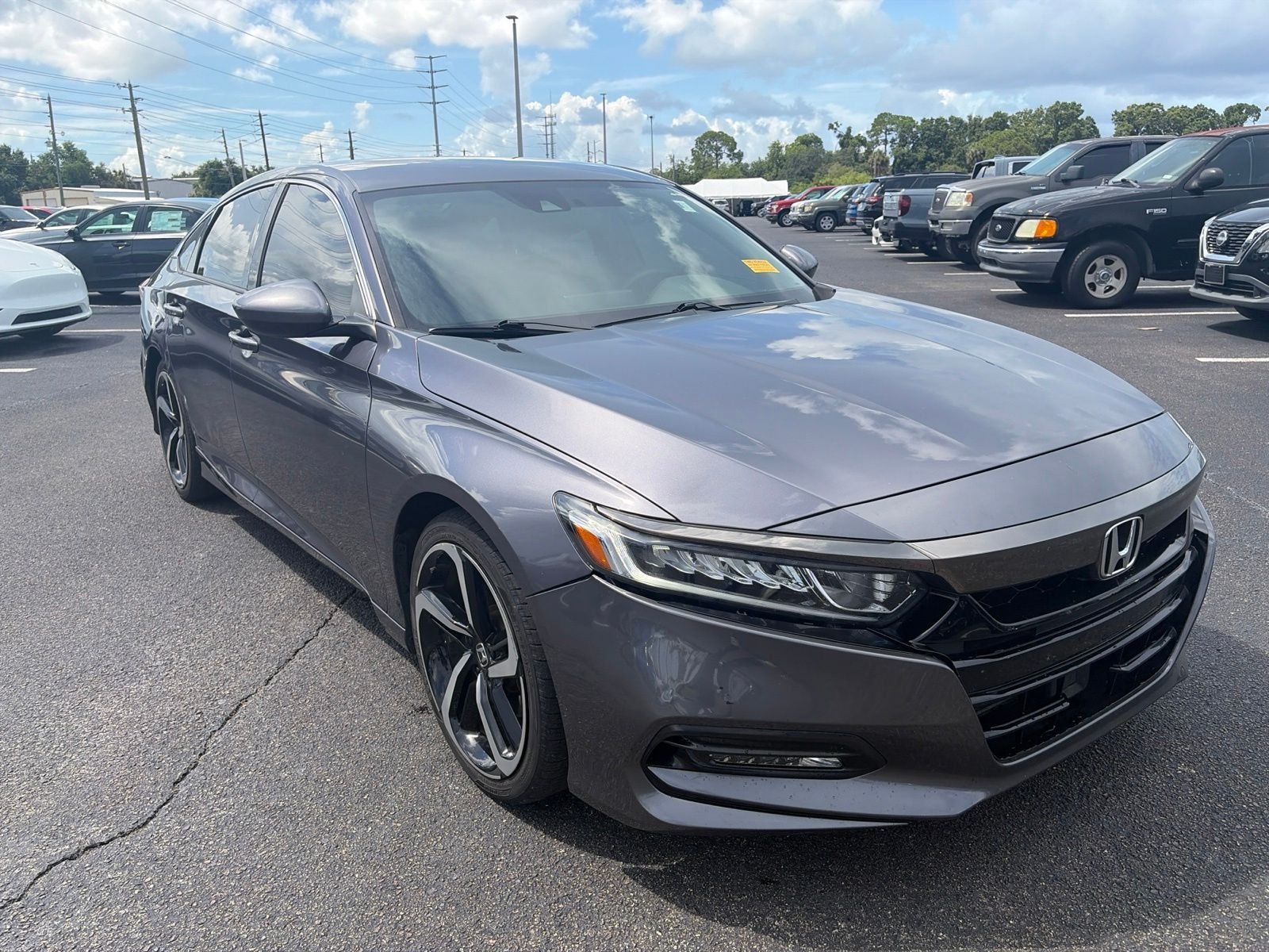 Used 2020 Gray Honda Sport image 1