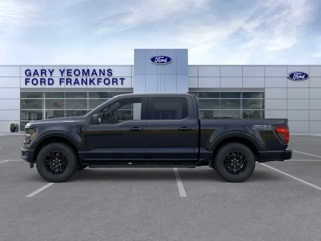 New 2026 Agate Black Metallic Ford XLT image 3