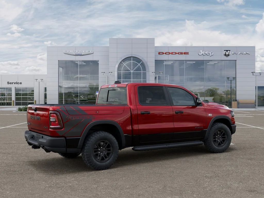 New 2026 Molten Red Pearl-Coat Exterior Paint RAM Rebel image 4