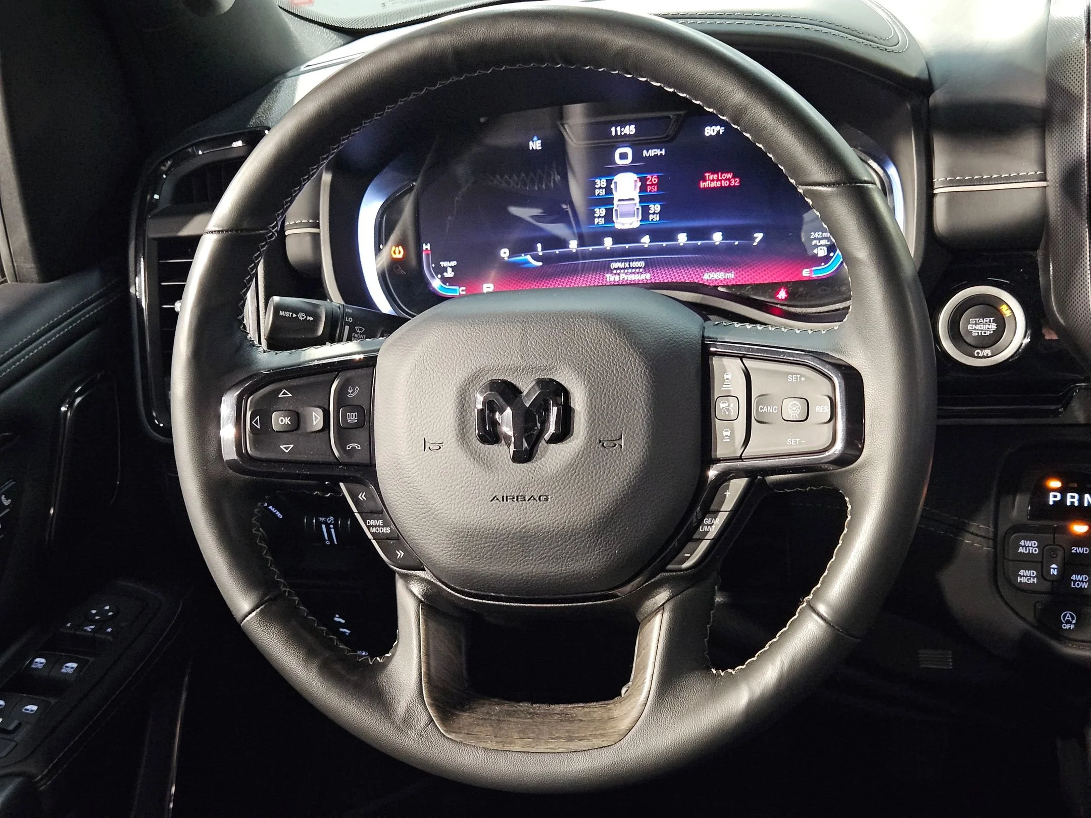 Used 2025 Bright White Clearcoat Ram Limited image 28