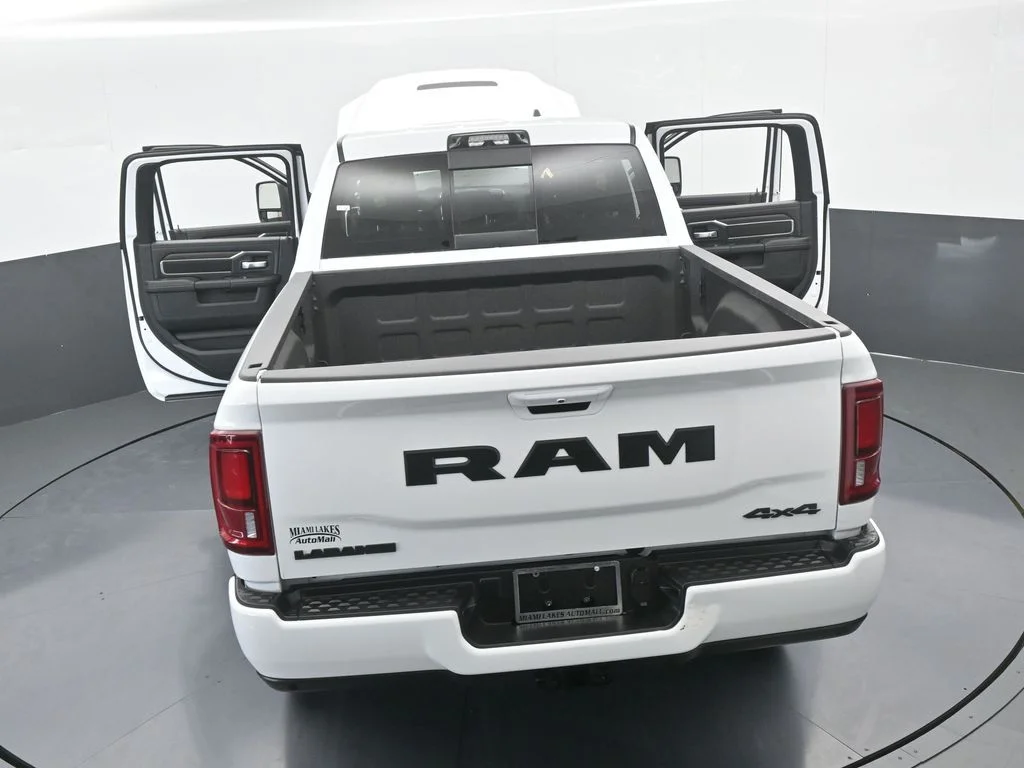 New 2026 Bright White Clear-Coat Exterior Paint RAM Laramie image 66