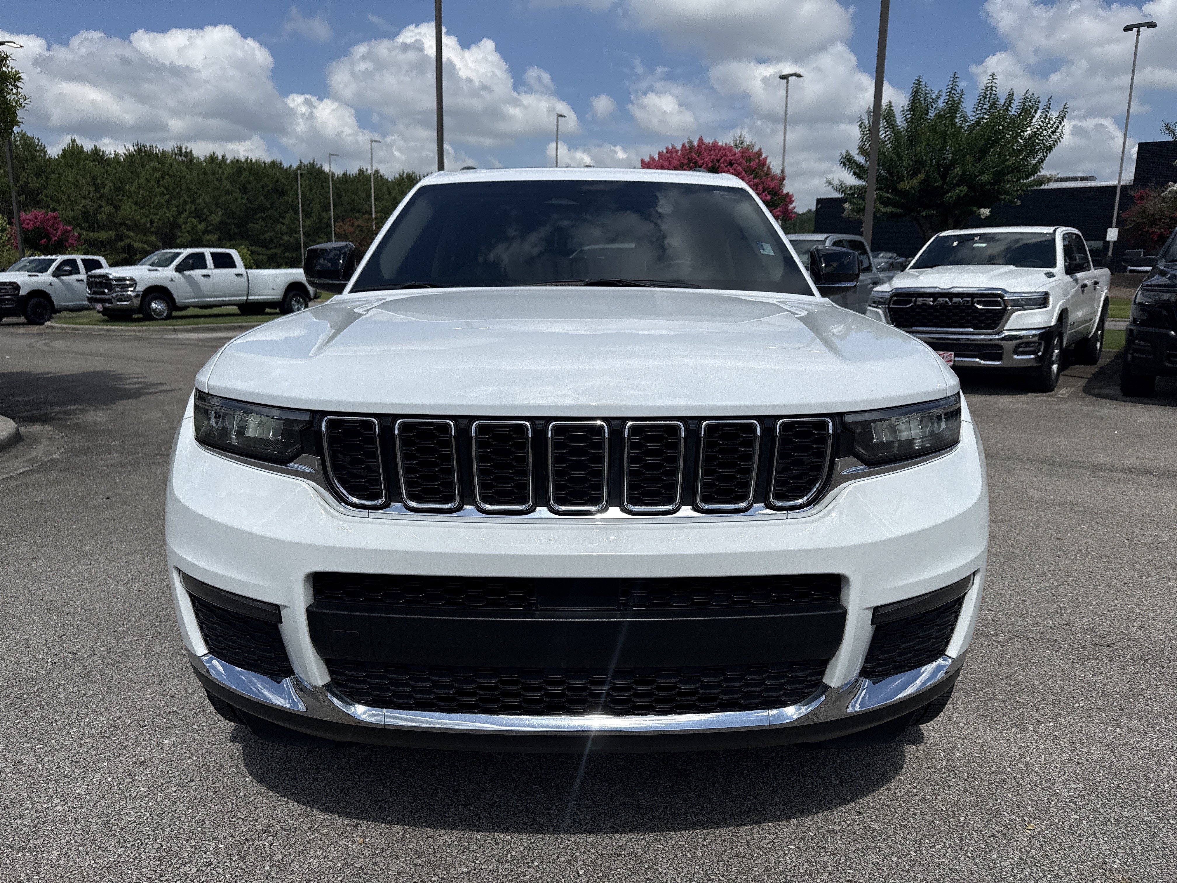 Used 2021 Bright White Clearcoat Jeep Limited image 2