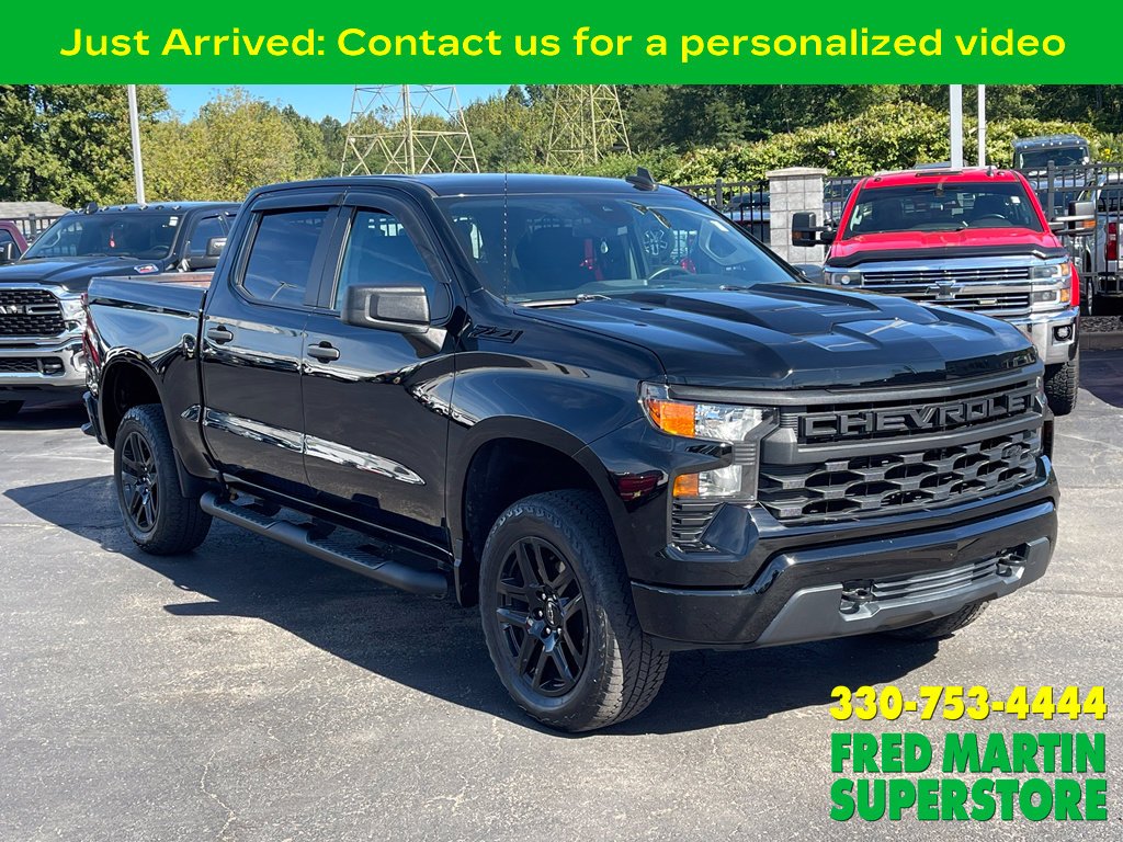 Used 2022 Black Chevrolet Custom Trail Boss image 1