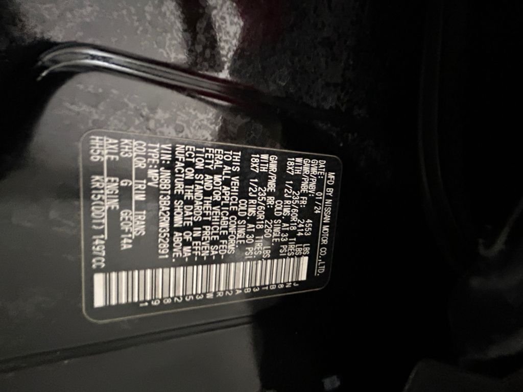Used 2024 Black Nissan SV image 20