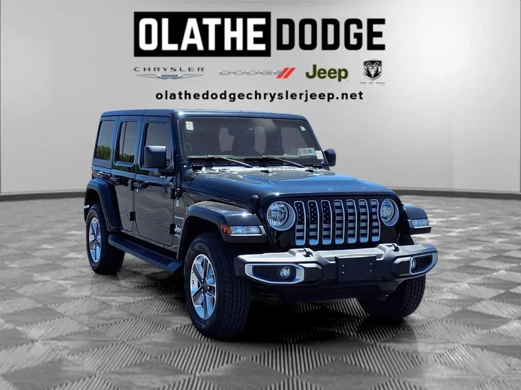 Used 2022 Black Jeep Unlimited Sahara image 30