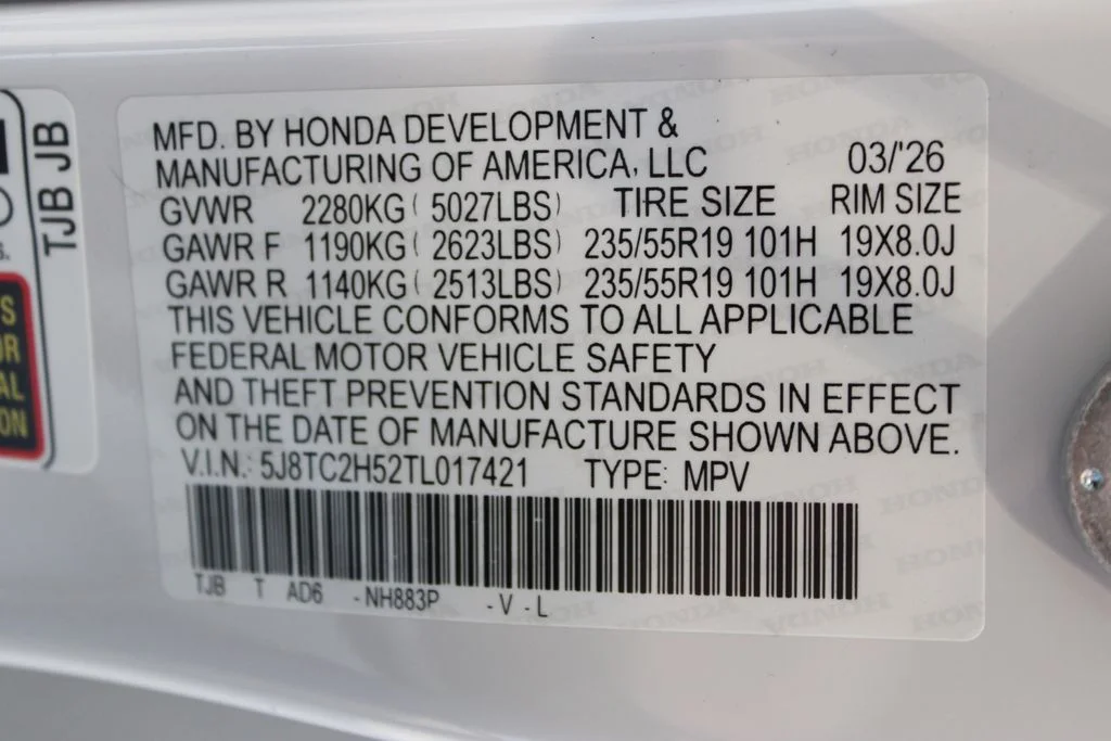 New 2026 Platinum White Pearl Acura Technology Package image 32