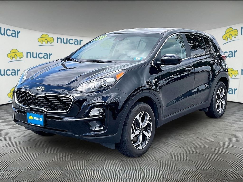 Used 2020 Black Cherry Pearl Kia LX image 3