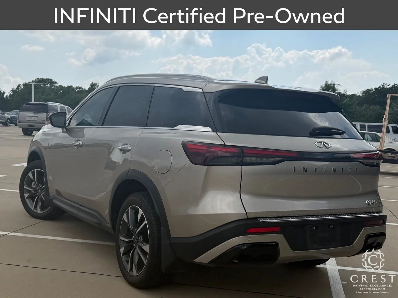 Certified Used 2024 Warm Titanium INFINITI LUXE image 6