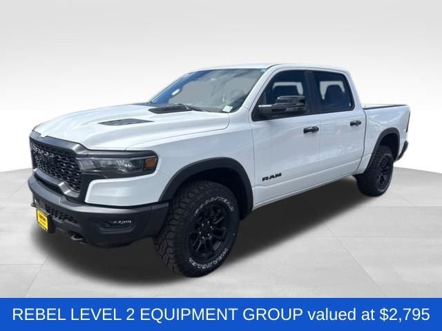 New 2026 Bright White Clear-Coat Exterior Paint RAM Rebel image 3