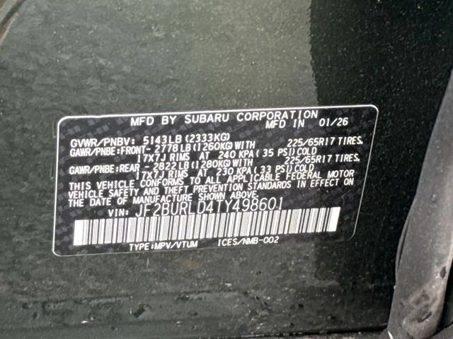 Used 2026 Green Subaru Wilderness image 31