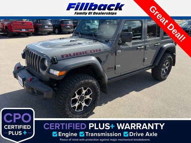 Used 2023 Sting Gray Clearcoat Jeep Rubicon image 1
