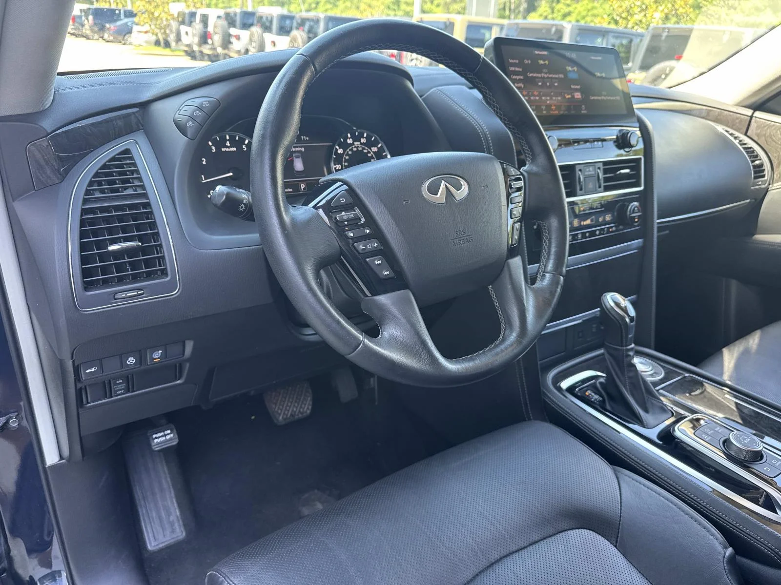 Used 2024 Blue INFINITI LUXE RWD image 16