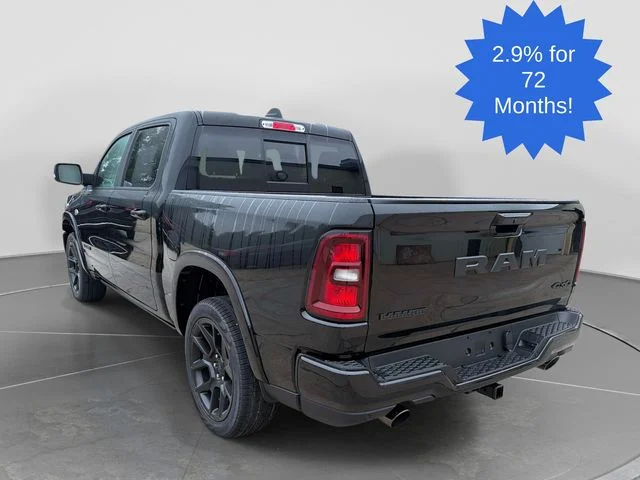 New 2026 Diamond Black Crystal Pearl-Coat Exterior Paint RAM Laramie image 8