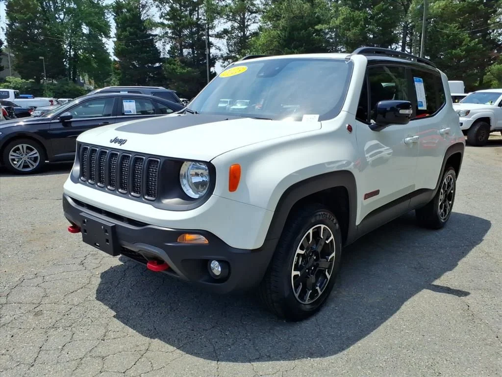 Certified Used 2023 White Jeep Trailhawk image 38
