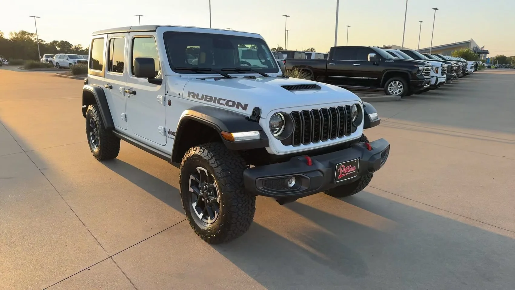 Used 2026 Bright White Clearcoat Jeep Rubicon image 2