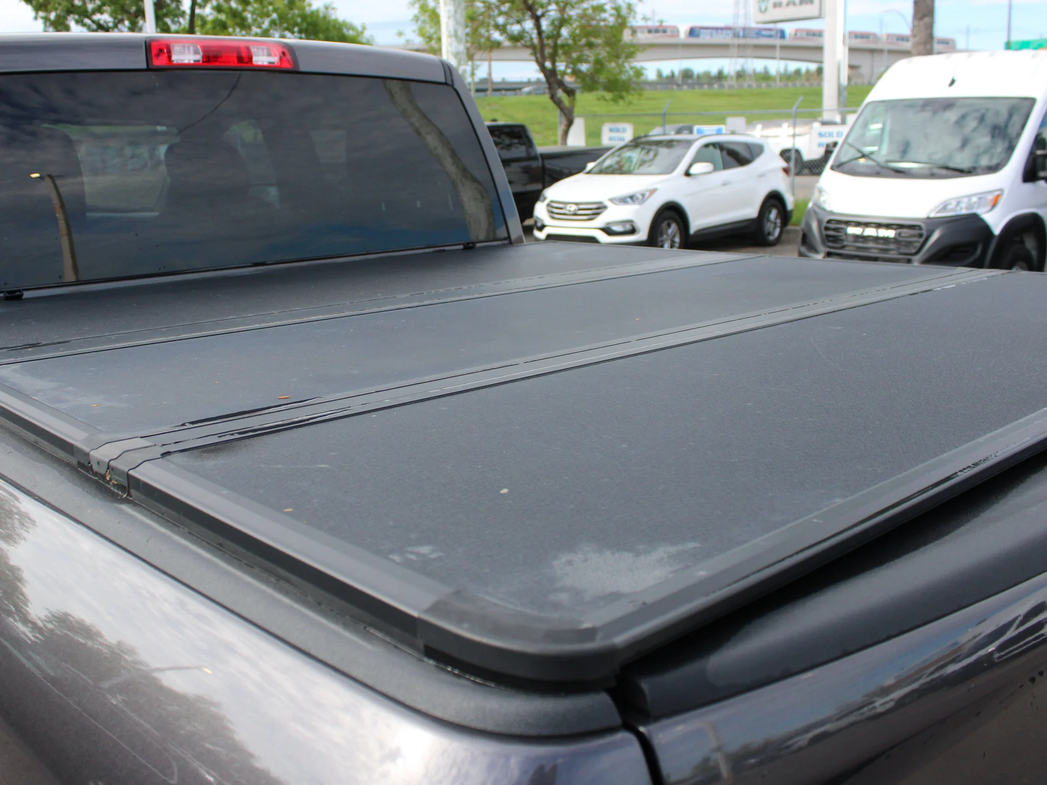 Certified Used 2023 Grey RAM Warlock * No Accidents | Heated Seats | Alpine | Tonneau Cover | Android Auto | Backup Camera image 14