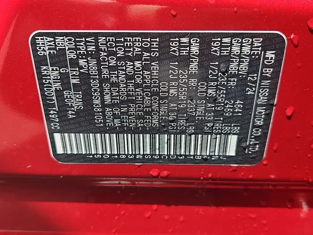 Used 2025 Red Nissan Platinum image 37