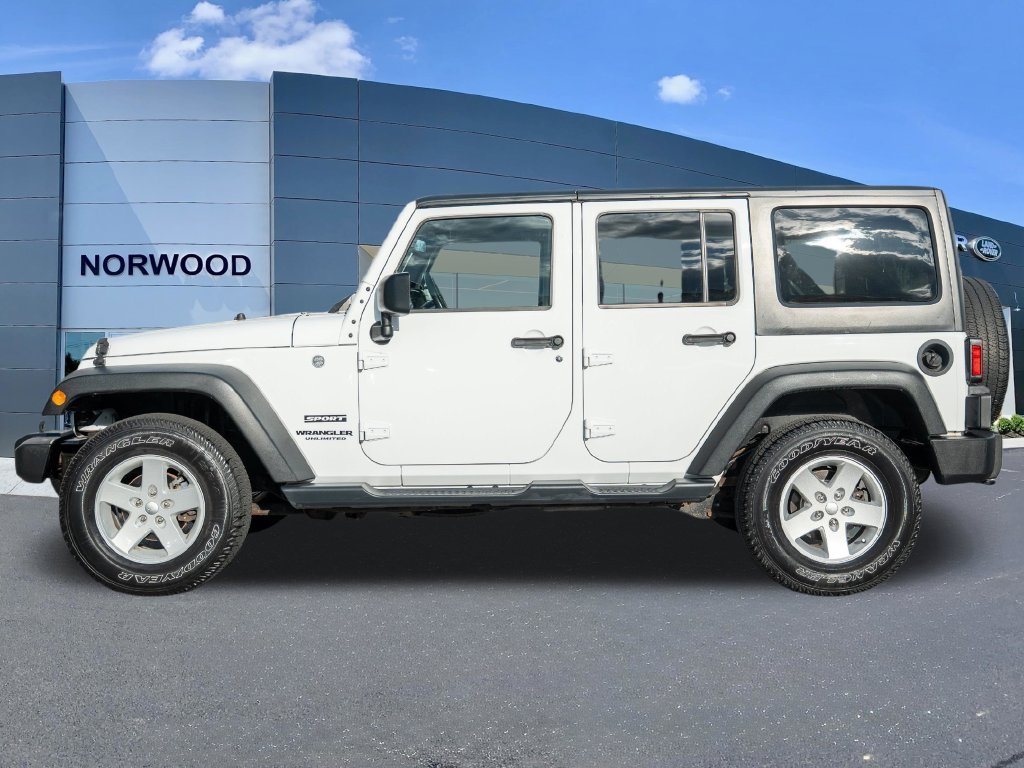Used 2017 White Jeep Unlimited Sport image 7