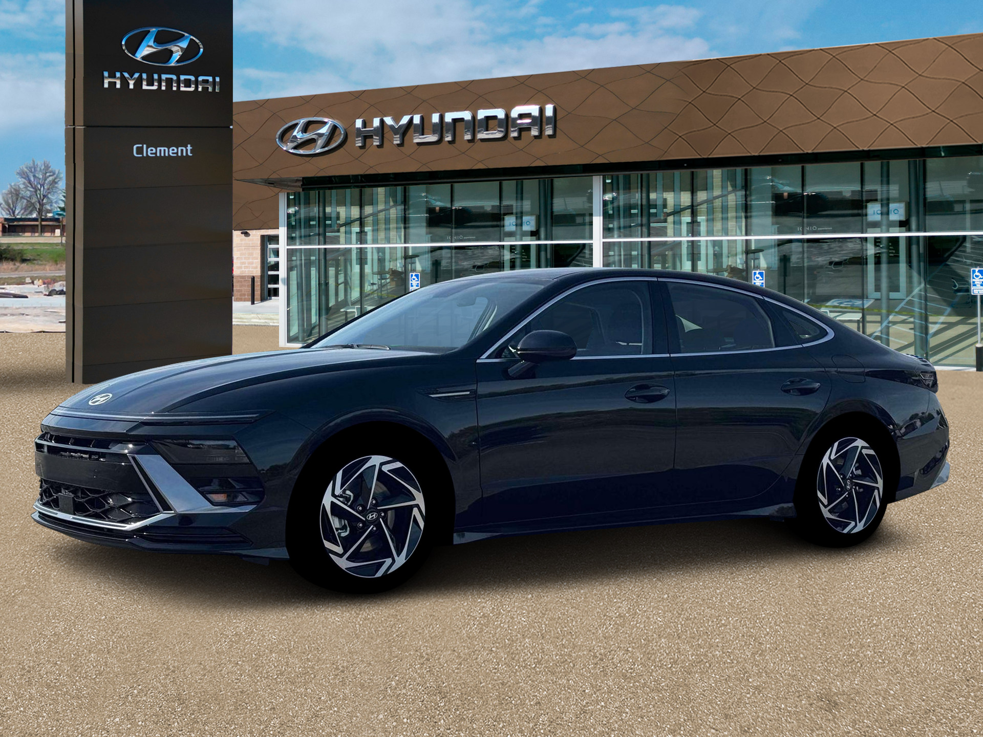 New 2026 Black Hyundai SEL Sport image 2