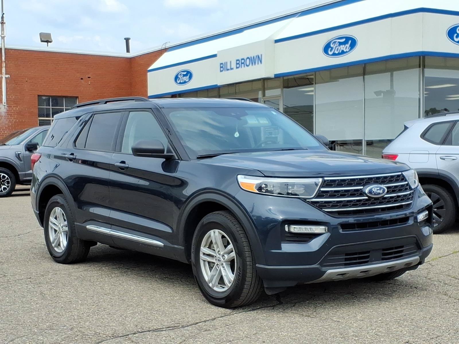 Used 2024 Stone Blue Metallic Ford XLT image 1