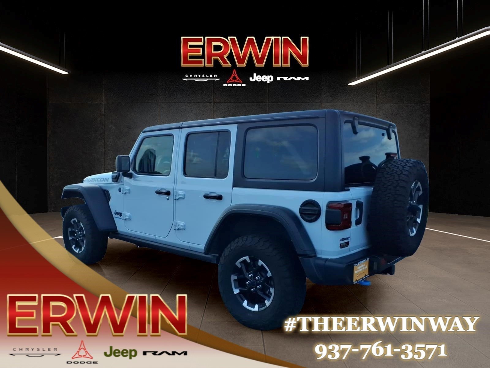 Certified Used 2025 Whit Jeep Rubicon 4xe image 5