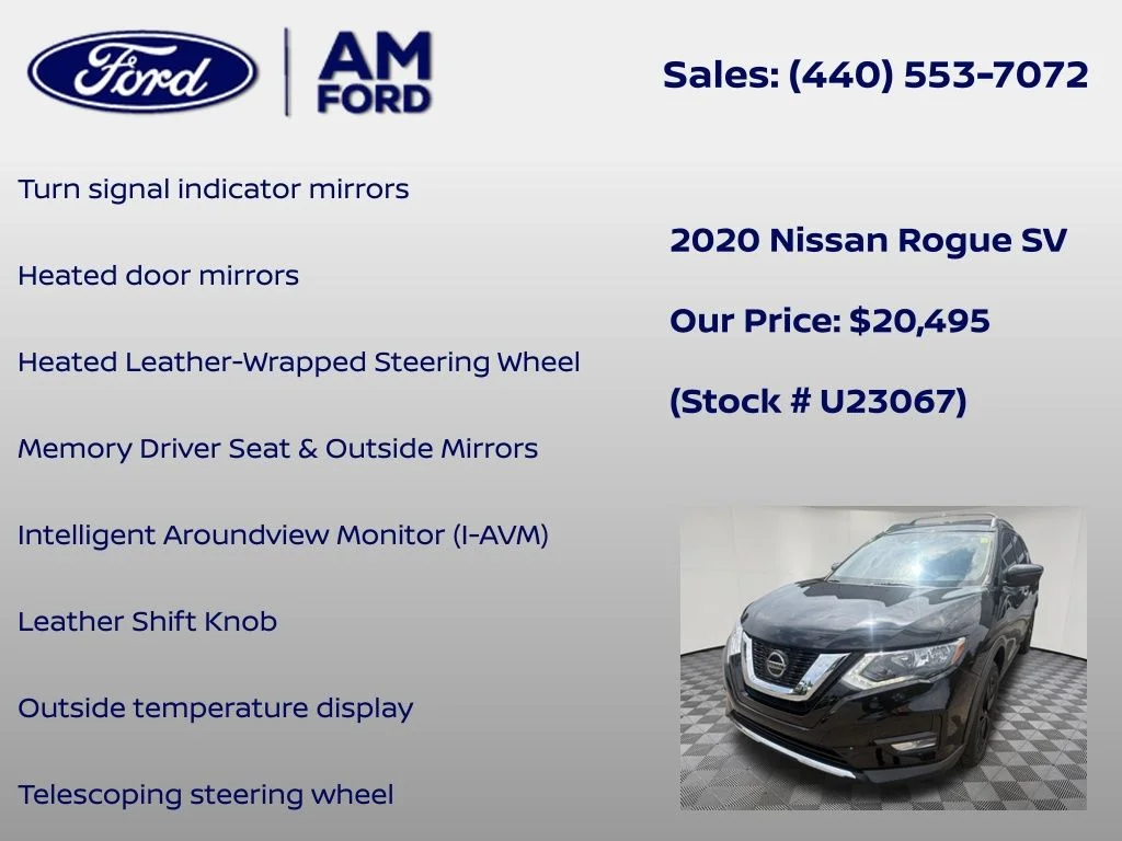 Certified Used 2020 Magnetic Black Nissan SV image 30