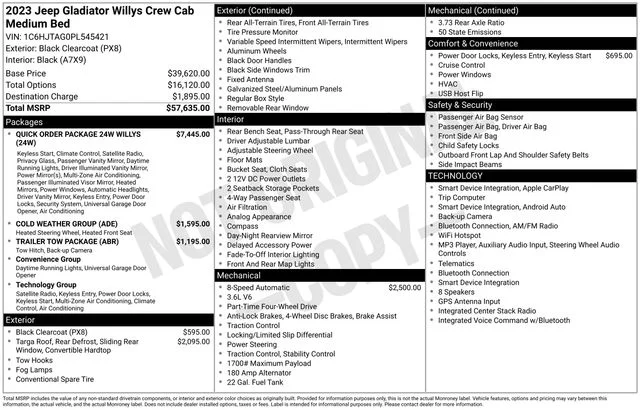 Used 2023 Black Jeep Willys image 30