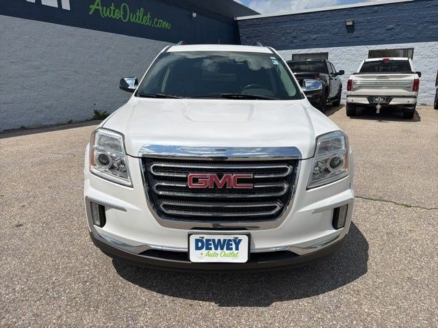 Used 2017 White Frost Tricoat GMC SLT image 8