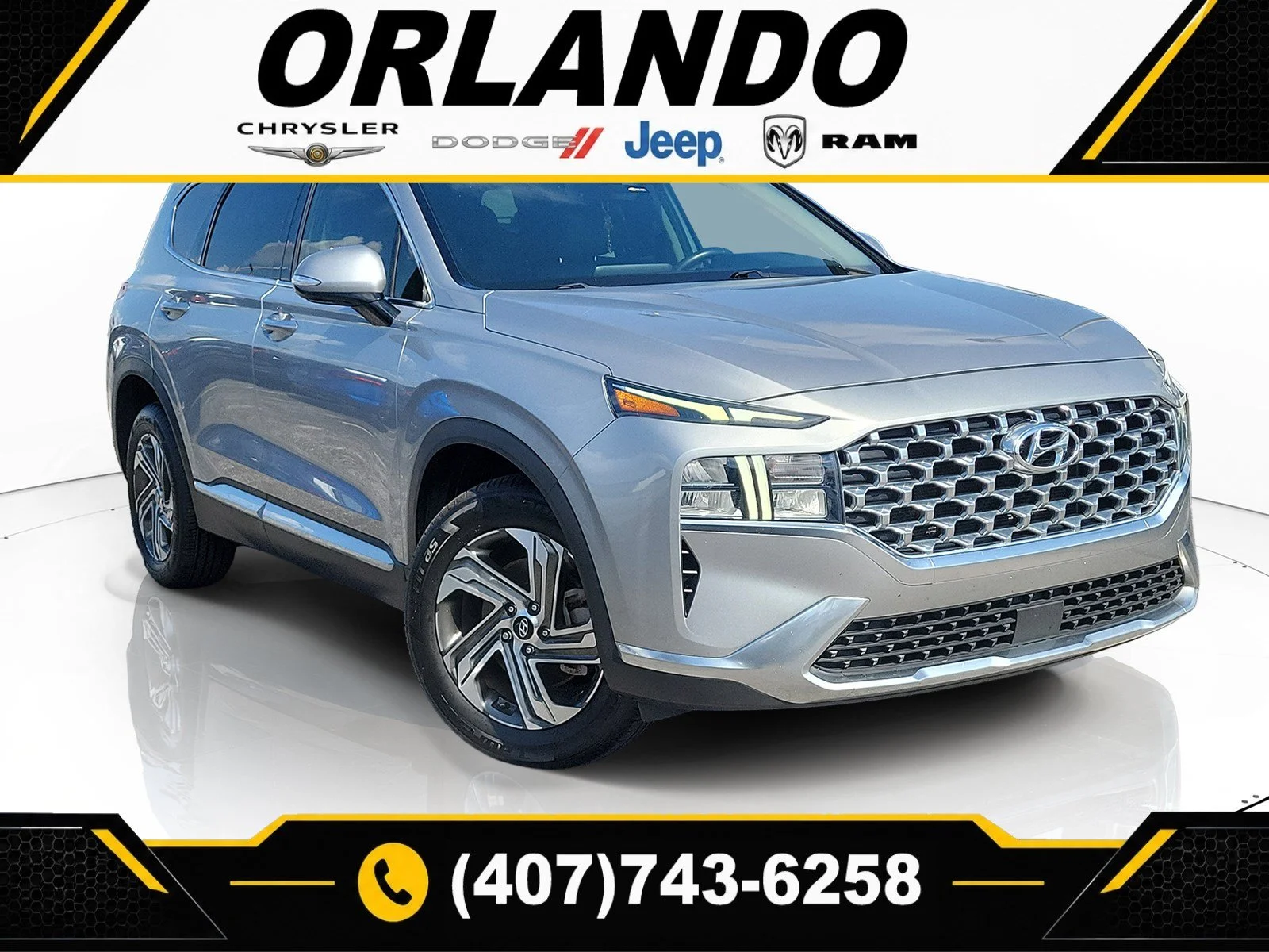 Used 2021 Shimmering Silver Hyundai SEL image 1