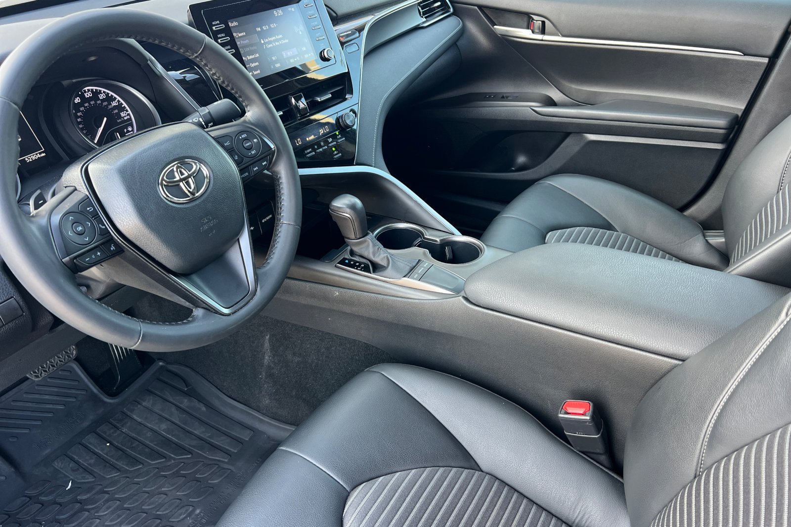 Certified Used 2023 Midnight Black Metallic Toyota SE image 9