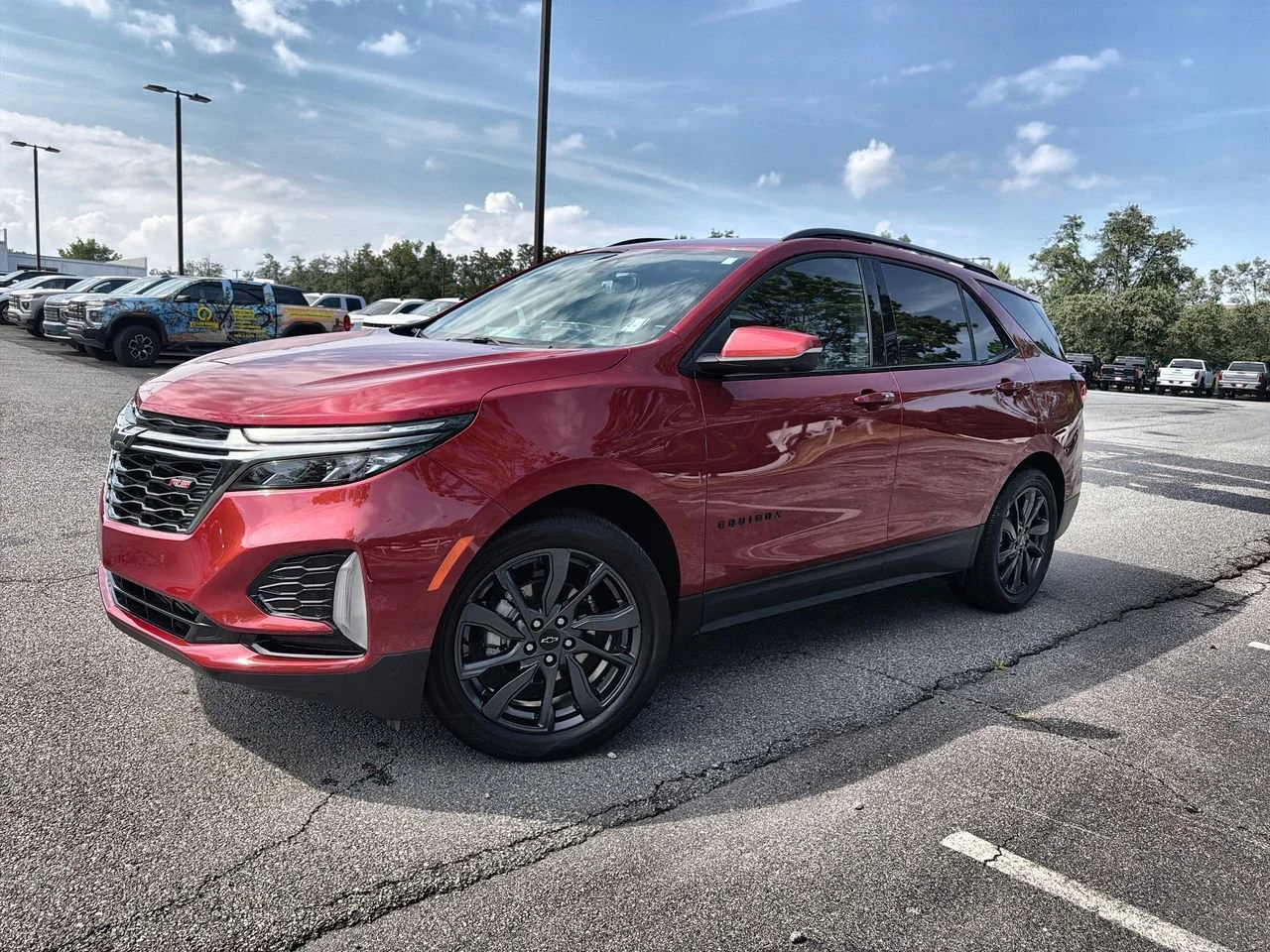 Used 2023 Radiant Red Tintcoat Chevrolet RS image 1