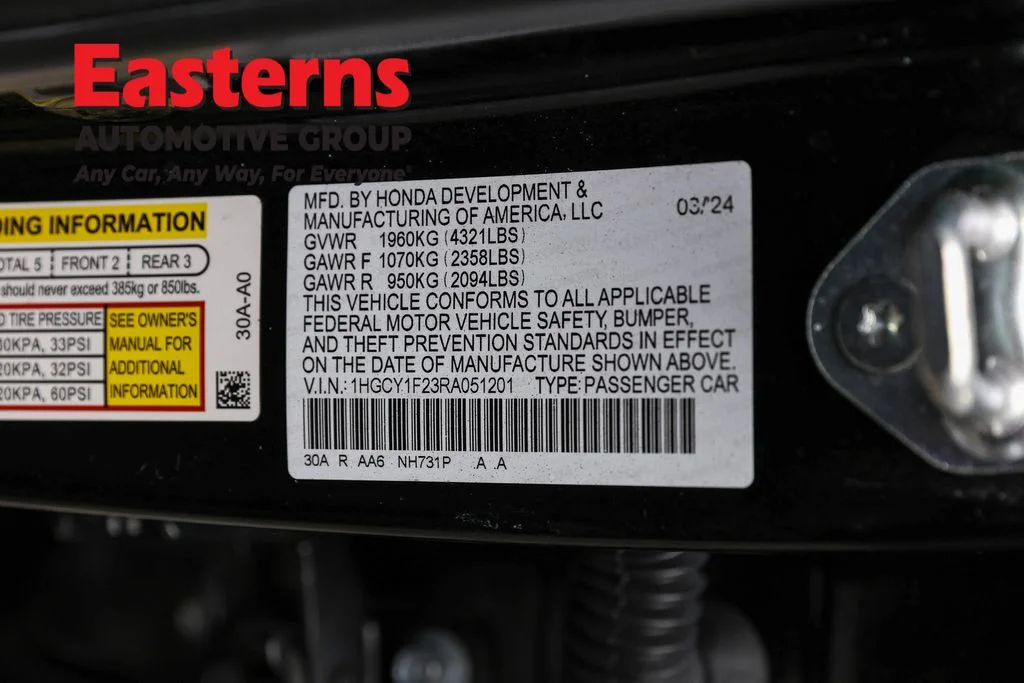 Used 2024 Black Honda LX image 32
