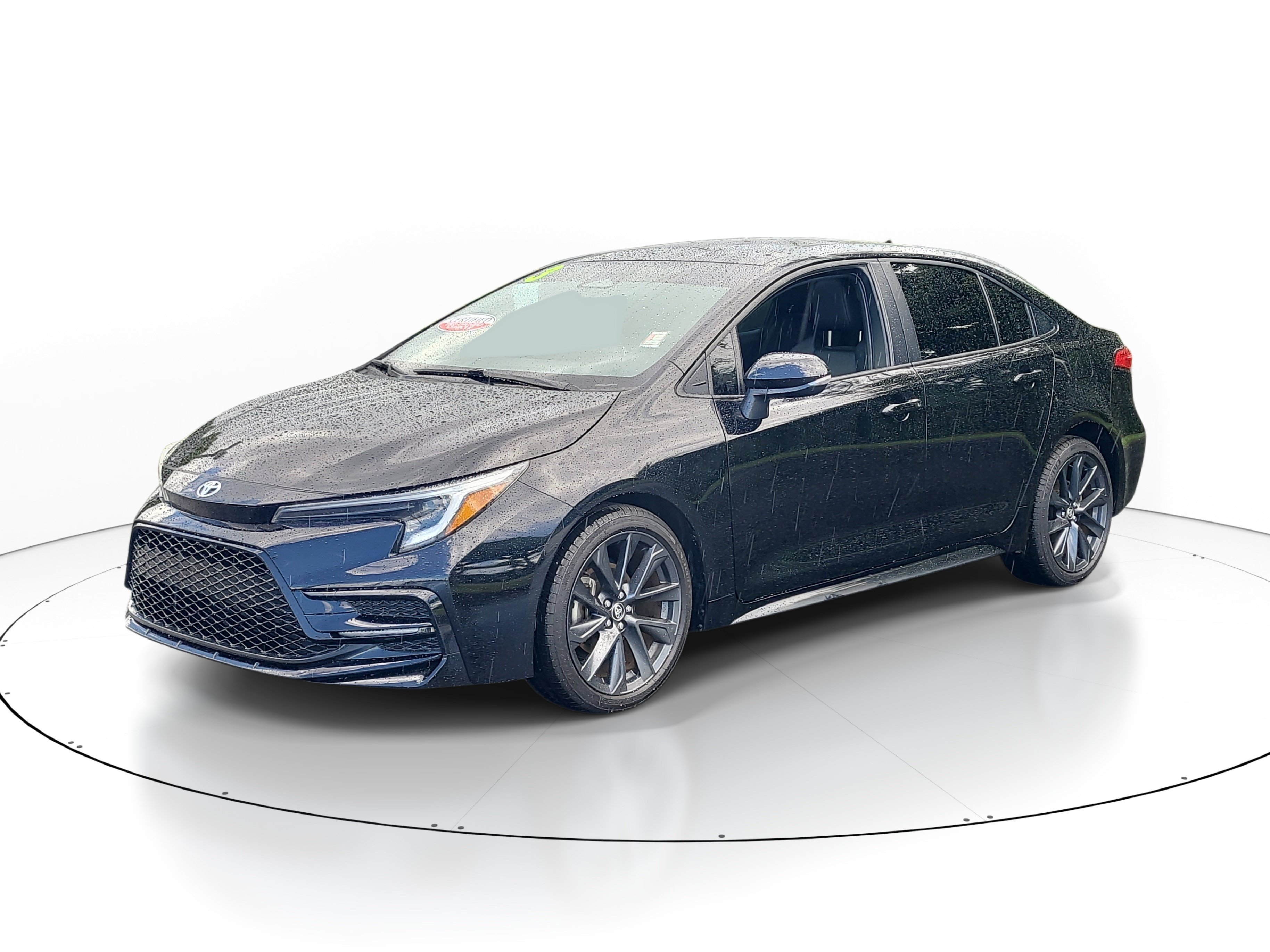 Used 2023 Midnight Black Metallic Toyota XSE image 3
