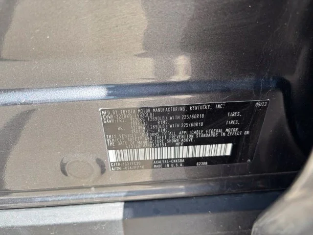 Used 2023 Gray Toyota SE image 14