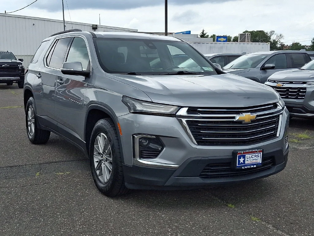 Used 2023 Sterling Gray Metallic Chevrolet LT Leather image 2