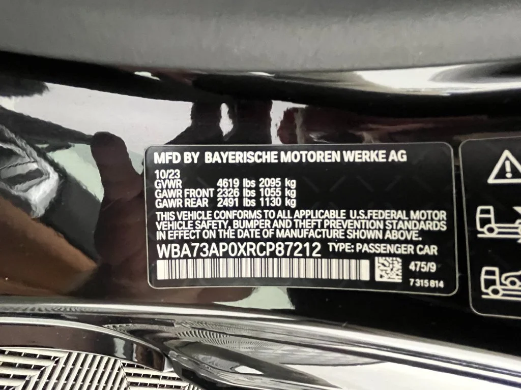 Certified Used 2024 Black Sapphire Metallic BMW 430i xDrive image 27