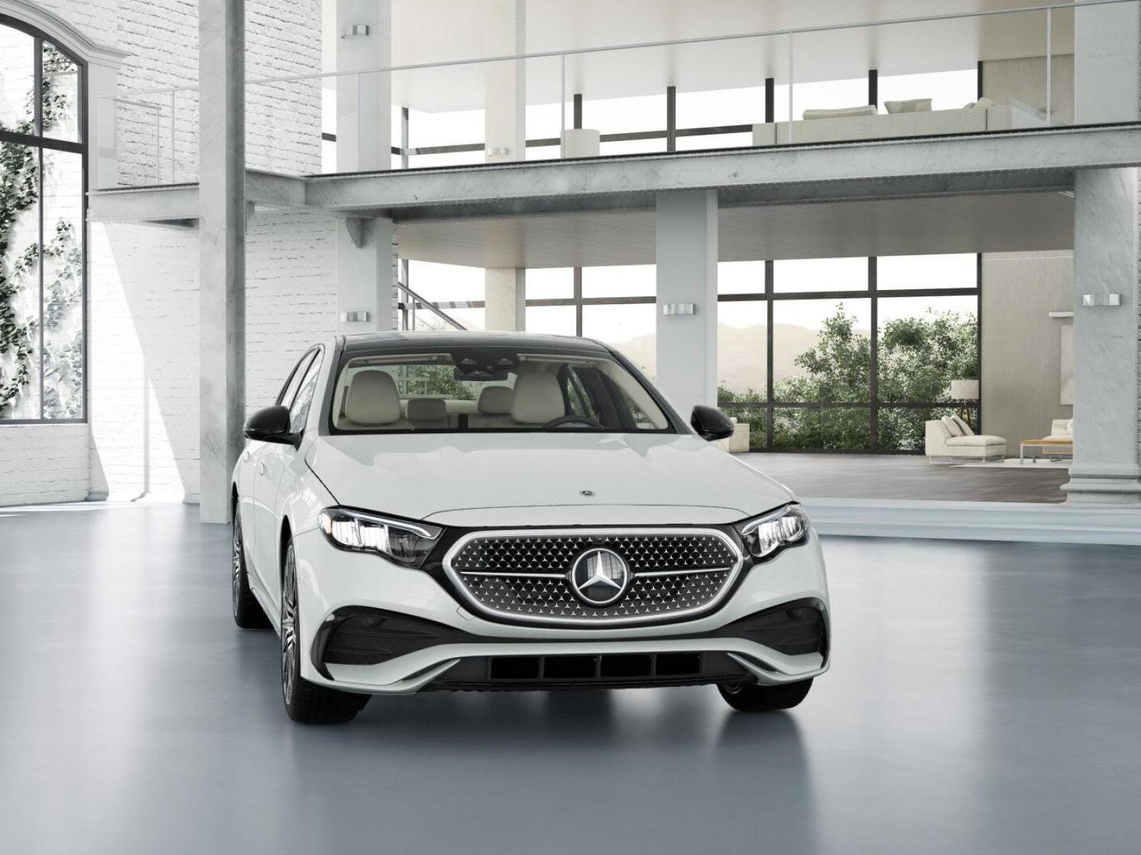 New 2026 MANUFAKTUR Moonlight White Metallic Mercedes-Benz E 450 image 8